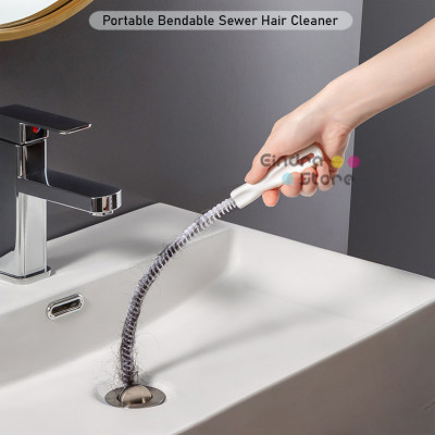 Portable Bendable Sewer Hair Cleaner : 8181